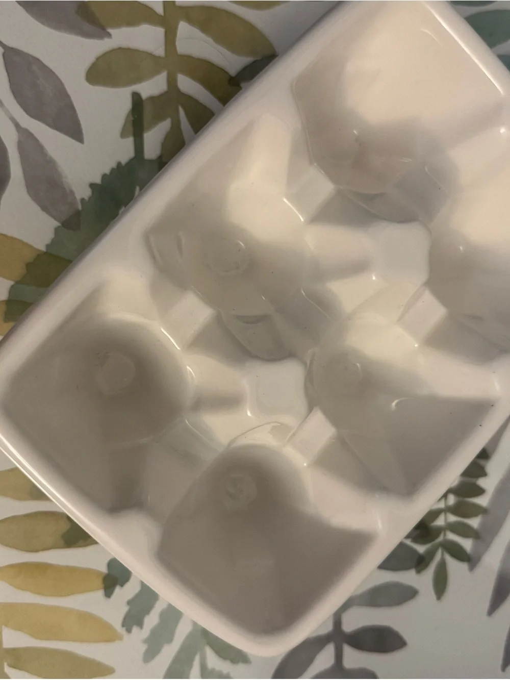 Williams-Sonoma Glossy White Ceramic Egg Holder